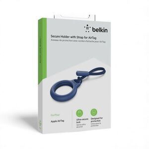 Belkin Secure Holder With Strap for Apple AirTag – Blue